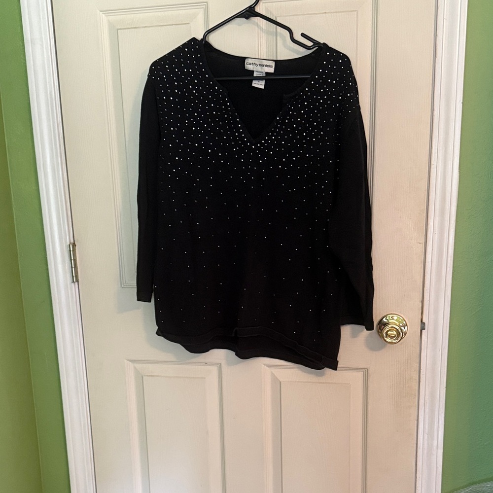 Cathy Daniels Studded Blouse